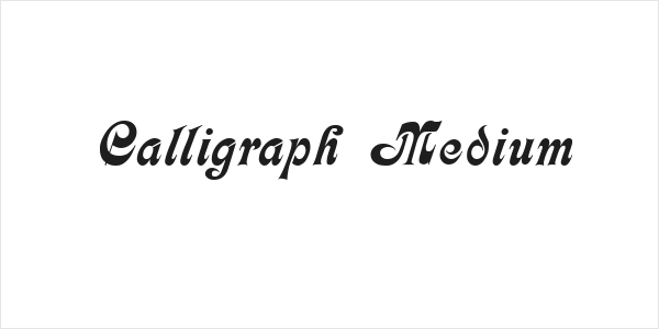 Calligraph  Medium Logo