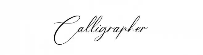 Calligrapher  免费字体下载