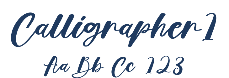 Calligrapher1 Font Preview