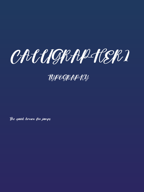 Calligrapher1 Poster
