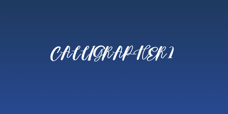 Calligrapher1 Social Header