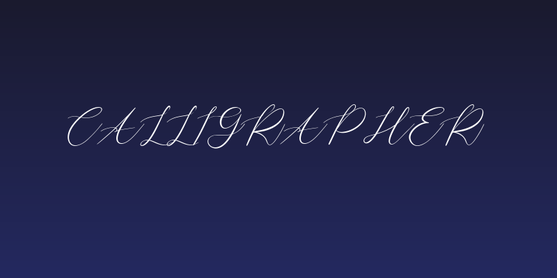 Calligrapher Social Header