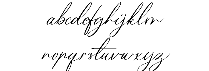 Calligrapher Font LOWERCASE