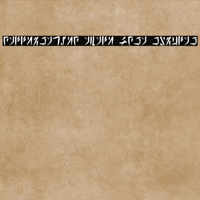 Calligraphic Avali Scra Regular Example 2