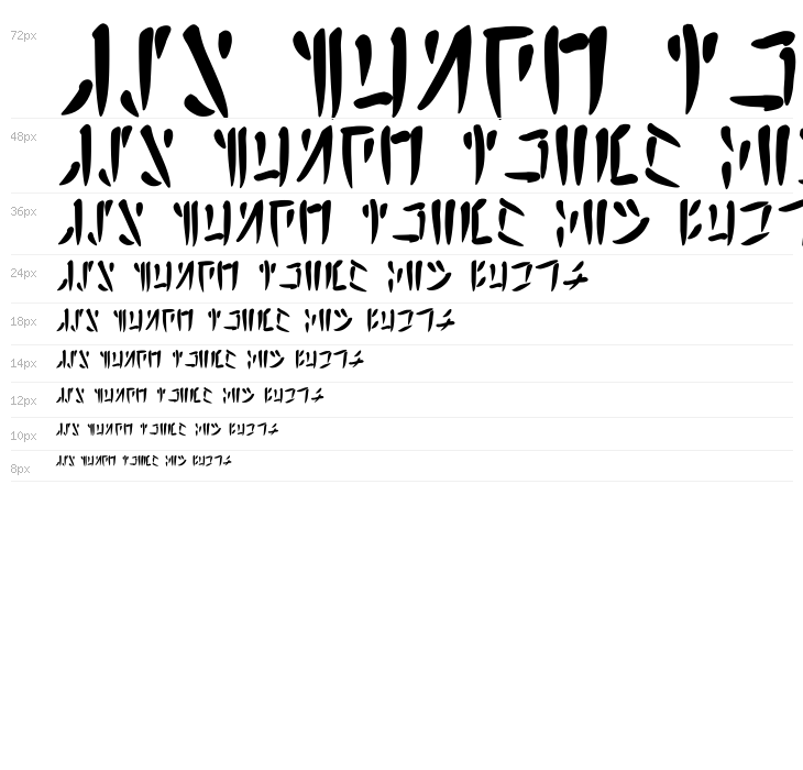 Calligraphic Avali Scra Regular Waterfall