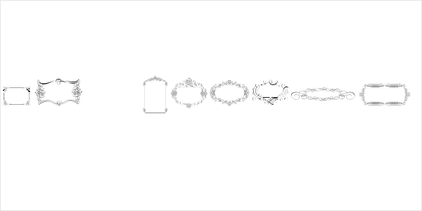 Calligraphic Frames Soft Two Logo