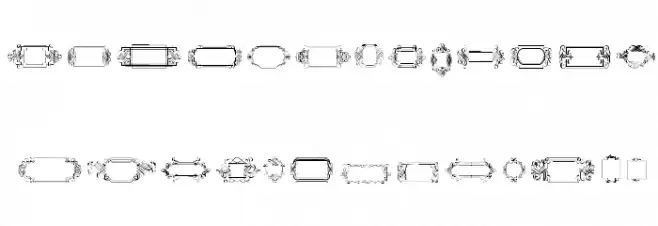 CalligraphicFramesSoft Шрифта ВЕРХНИЙ