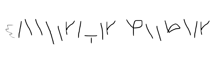 Calligraphr Regular फ़ॉन्ट