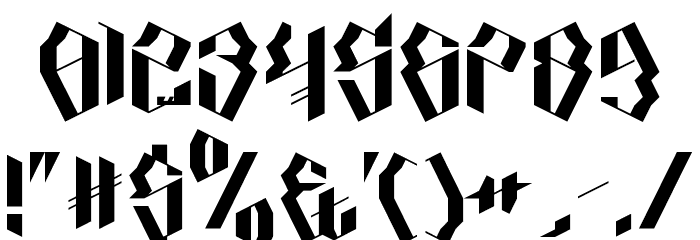 Calligraphy Aquiver Regular Font OTHER CHARS