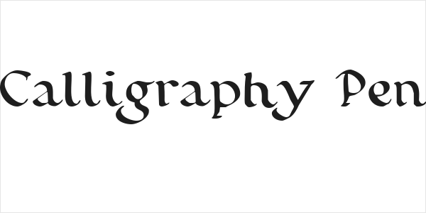 Calligraphy Pen Logo