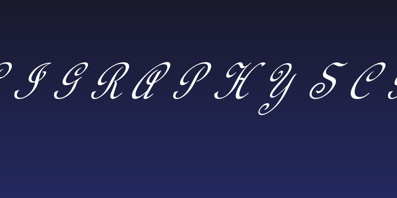 Calligraphy Script Social Header