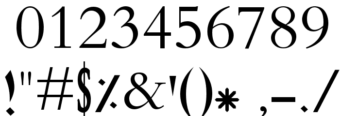 Calligraphy Font OTHER CHARS