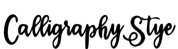 CalligraphyStye  Frei Schriftart Herunterladen