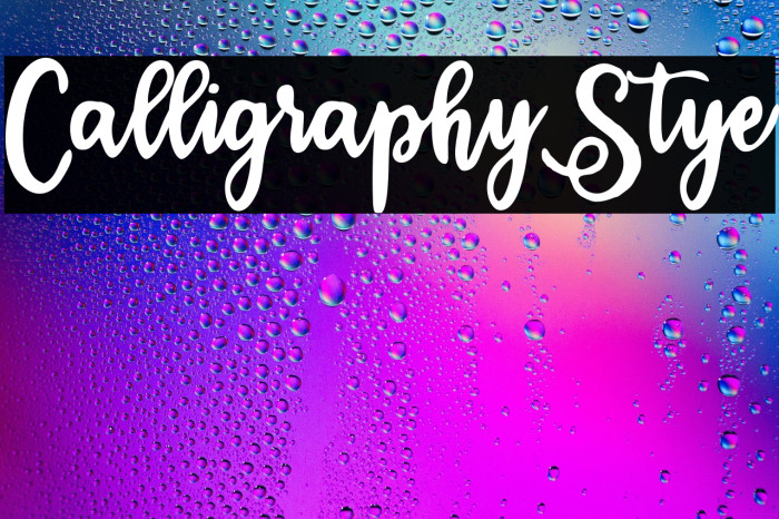 CalligraphyStye Example 2