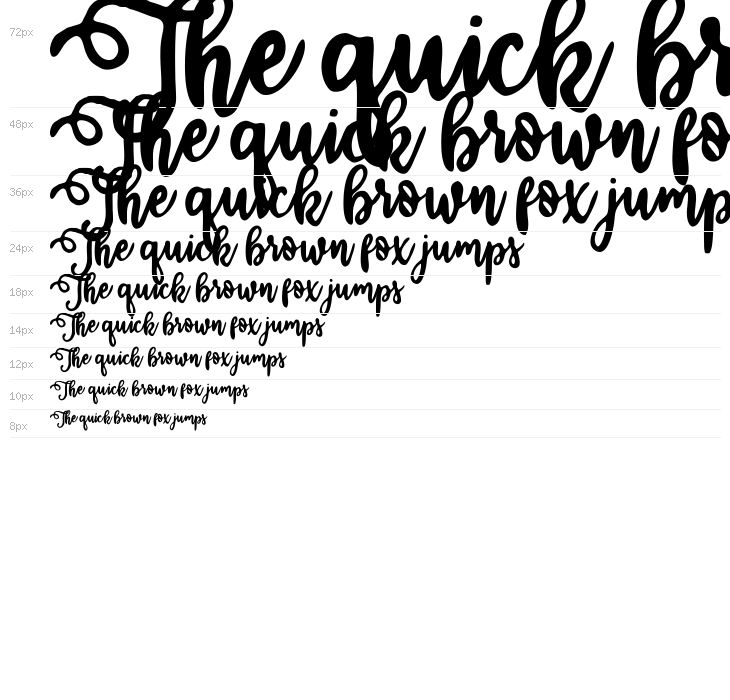 CalligraphyStye Waterfall