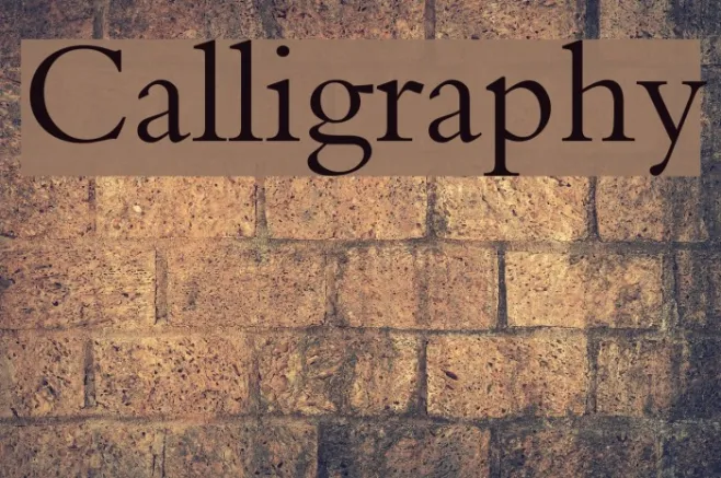 Calligraphy Example 3