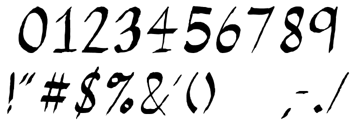 Calligraserif Font OTHER CHARS
