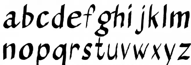 Calligraserif 字体 小写
