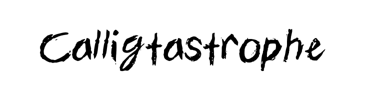 Calligtastrophe  Fuentes Gratis Descargar