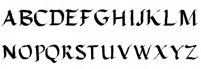 Calligula Schriftart Groß
