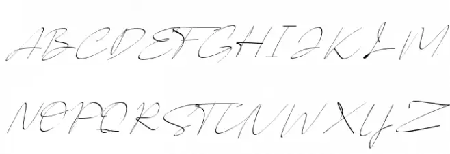 Callihgra Free Regular Schriftart Groß