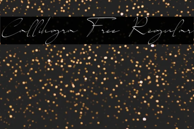 Callihgra Free Regular Example 2