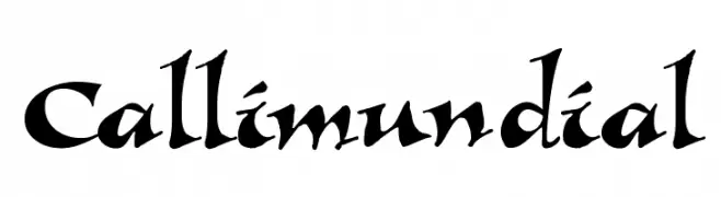 Callimundial  baixar fontes gratis