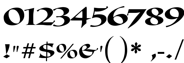 Callimundial Font OTHER CHARS