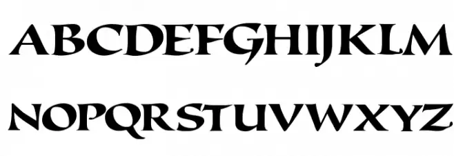 Callimundial Schriftart Groß
