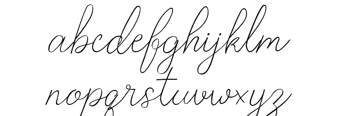Callina Regular Font LOWERCASE