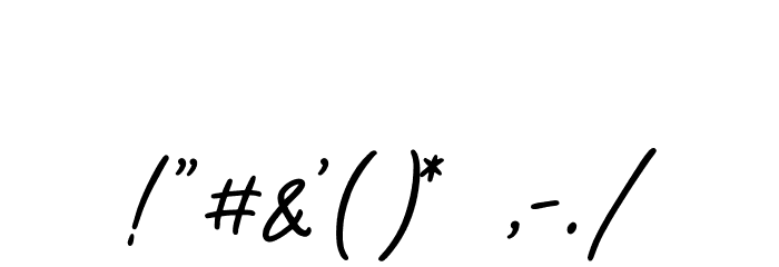 Callinda DEMO Regular Font OTHER CHARS