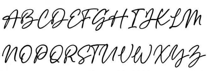 Callinda DEMO Regular Font UPPERCASE