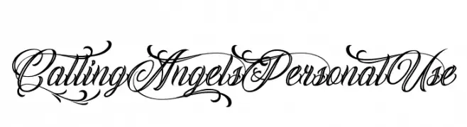 Calling Angels Personal Use  لخطوط تنزيل