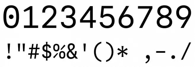 Calling Code Regular Font OTHER CHARS