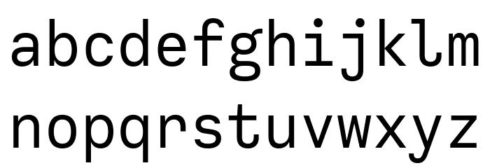 Calling Code Regular Font LOWERCASE