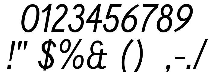 CallingCards-Italic Font OTHER CHARS