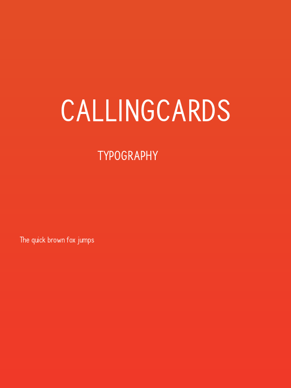 CallingCards Poster