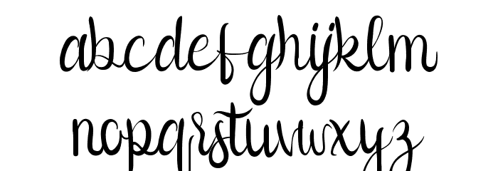 Callion Demo Font LOWERCASE