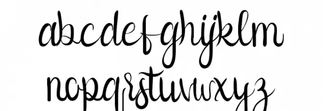 Callion Demo Schriftart Kleinbuchstaben