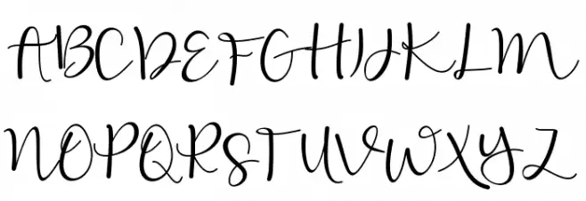 Calliope Script Calliope Script Caratteri MAIUSCOLE