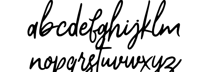 CalliopeModernRegular Font LOWERCASE
