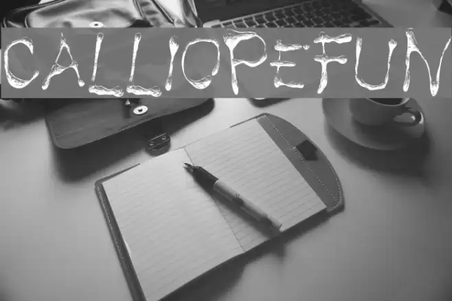 Calliopefun Font examples