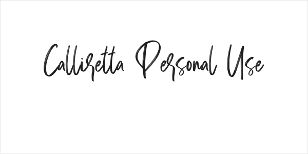Calliretta Personal Use Logo