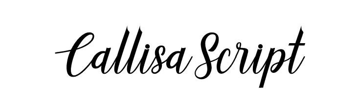 CallisaScript  لخطوط تنزيل