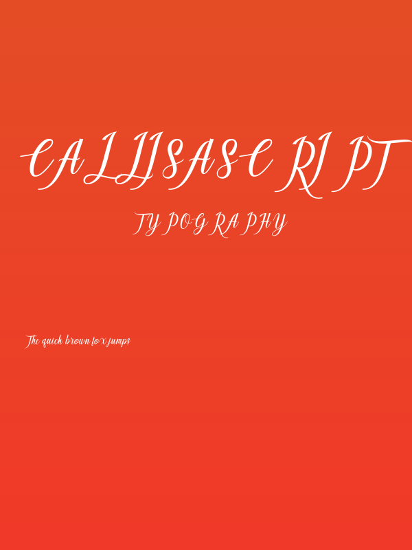 CallisaScript Poster