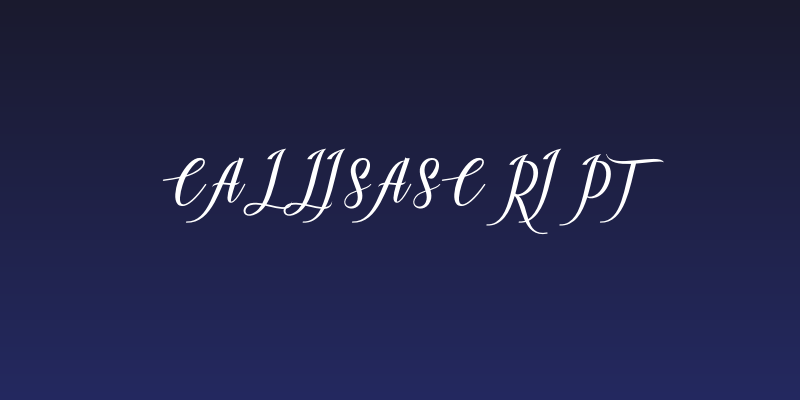 CallisaScript Social Header