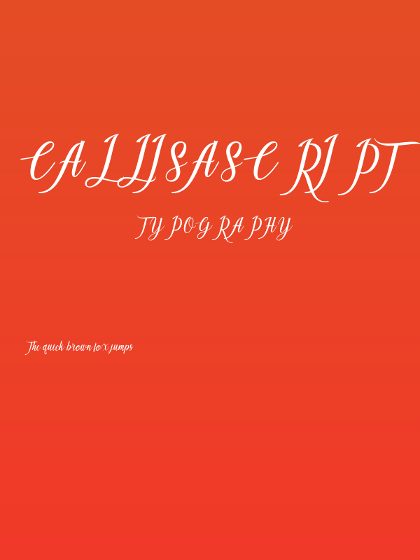 CallisaScript Poster