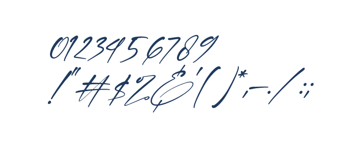 Callista Italic Other Characters