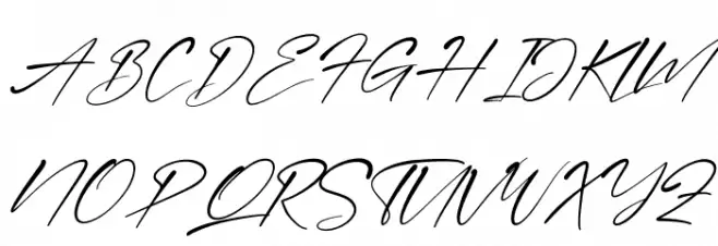 Callista Italic Font Litere mari