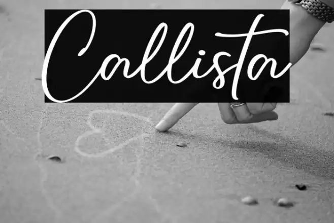 Callista Font examples